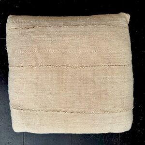 RH ✨ MAE WOVEN African mud cloth pillow cover & feather insert